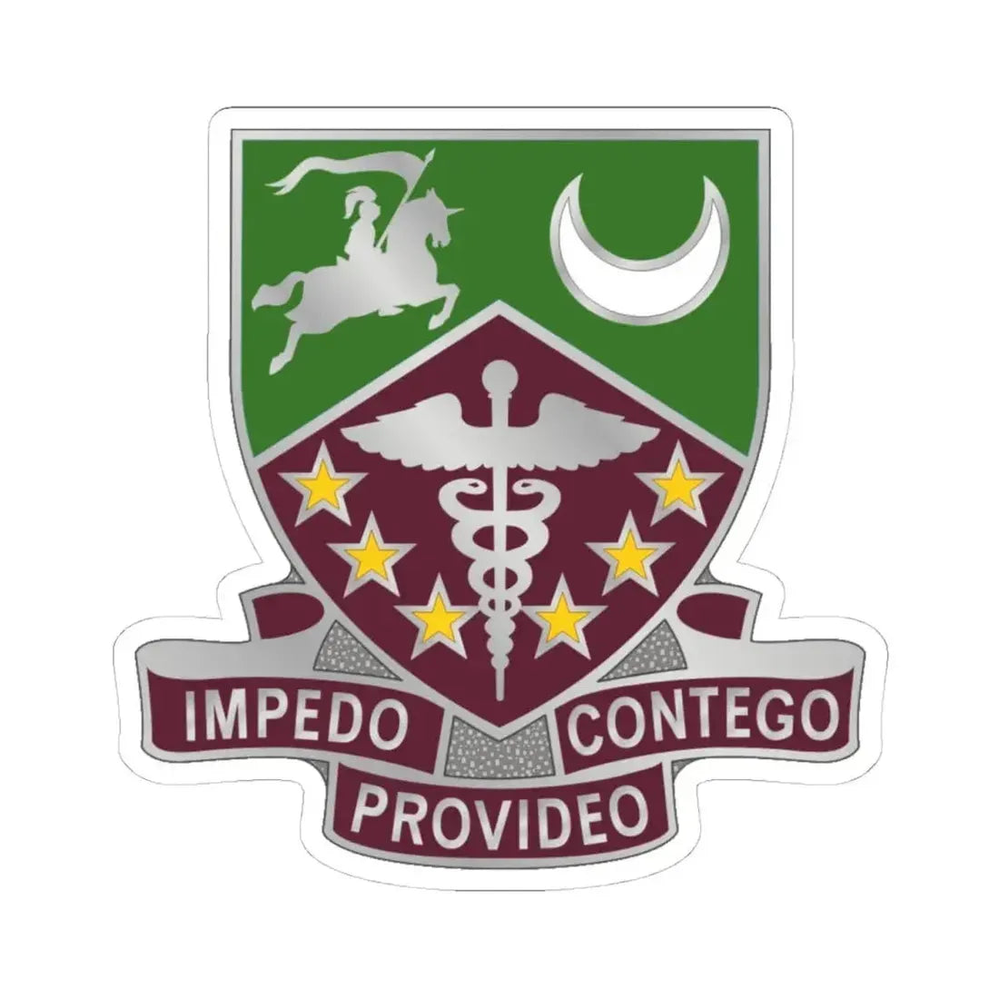 229 Medical Battalion (U.S. Army) STICKER Vinyl Kiss-Cut Decal 4 Inch White - The Sticker Space