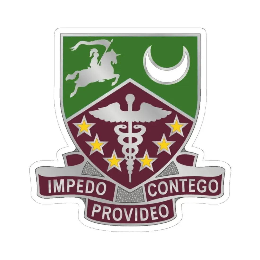 229 Medical Battalion (U.S. Army) STICKER Vinyl Kiss-Cut Decal 6 Inch White - The Sticker Space