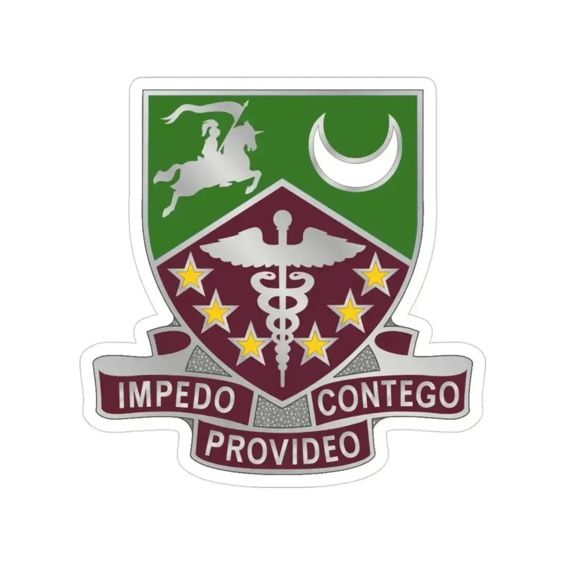 229 Medical Battalion (U.S. Army) Transparent STICKER Die-Cut Vinyl Decal 3 Inch - The Sticker Space