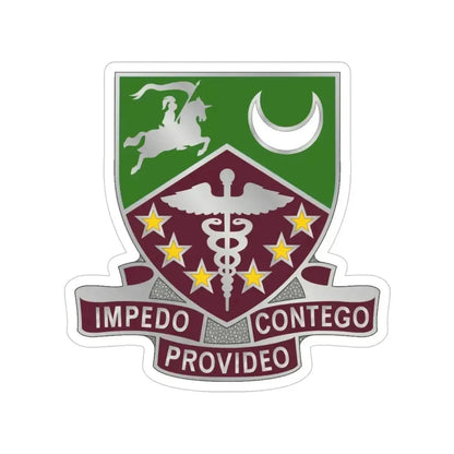 229 Medical Battalion (U.S. Army) Transparent STICKER Die-Cut Vinyl Decal 4 Inch - The Sticker Space
