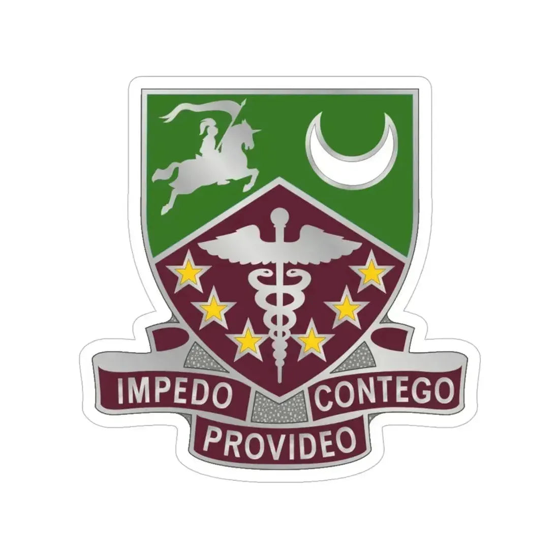 229 Medical Battalion (U.S. Army) Transparent STICKER Die-Cut Vinyl Decal 5 Inch - The Sticker Space