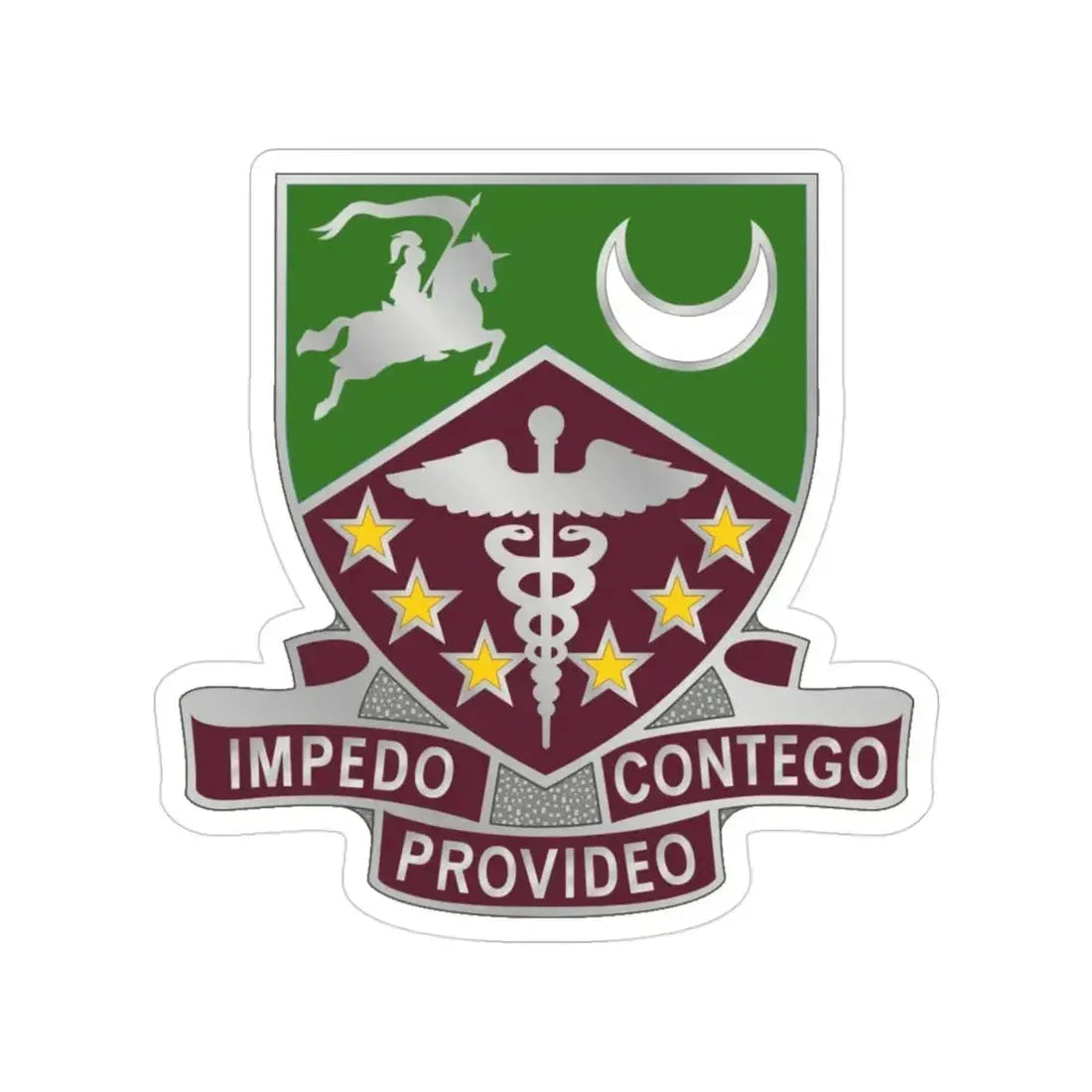 229 Medical Battalion (U.S. Army) Transparent STICKER Die-Cut Vinyl Decal - The Sticker Space