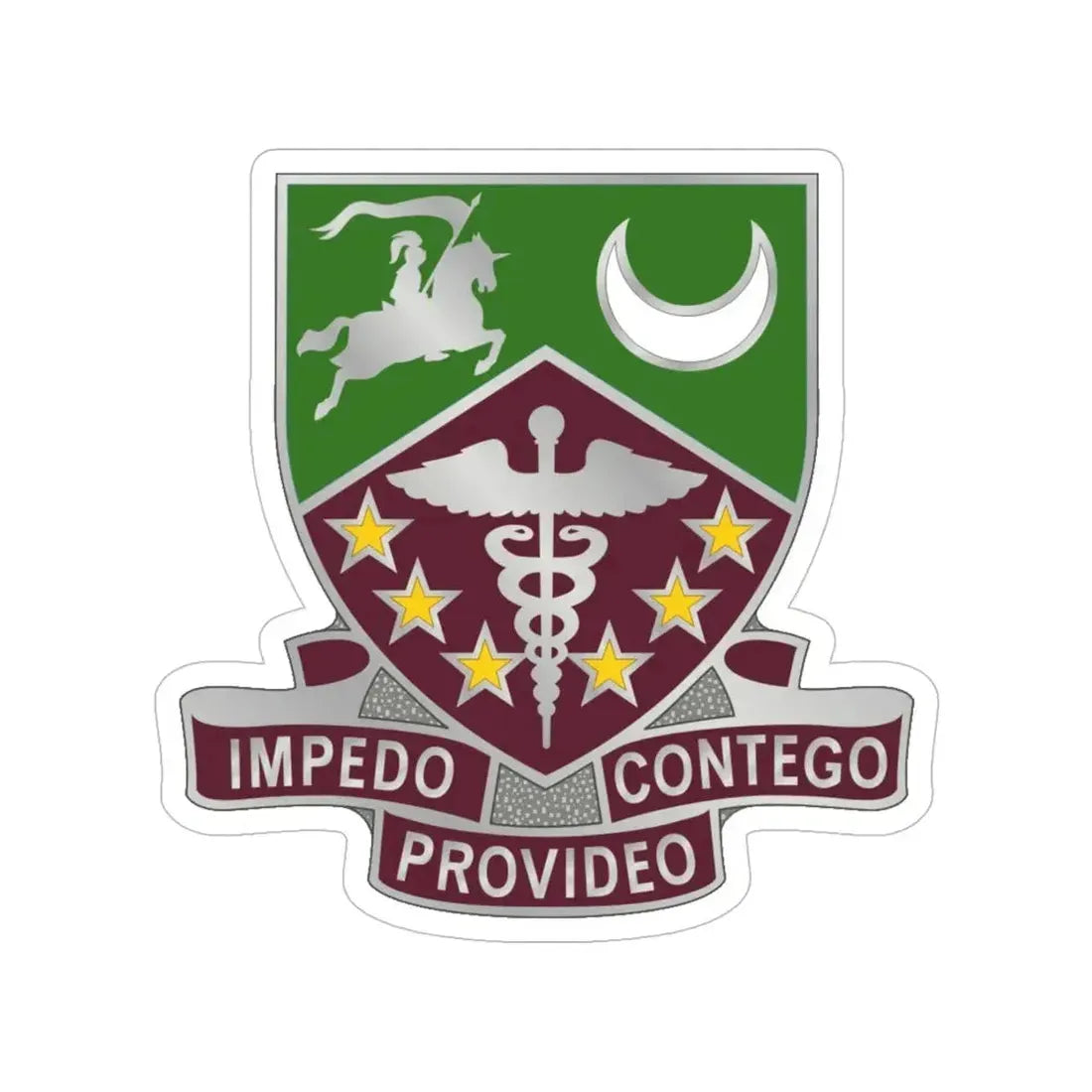 229 Medical Battalion (U.S. Army) Transparent STICKER Die-Cut Vinyl Decal - The Sticker Space