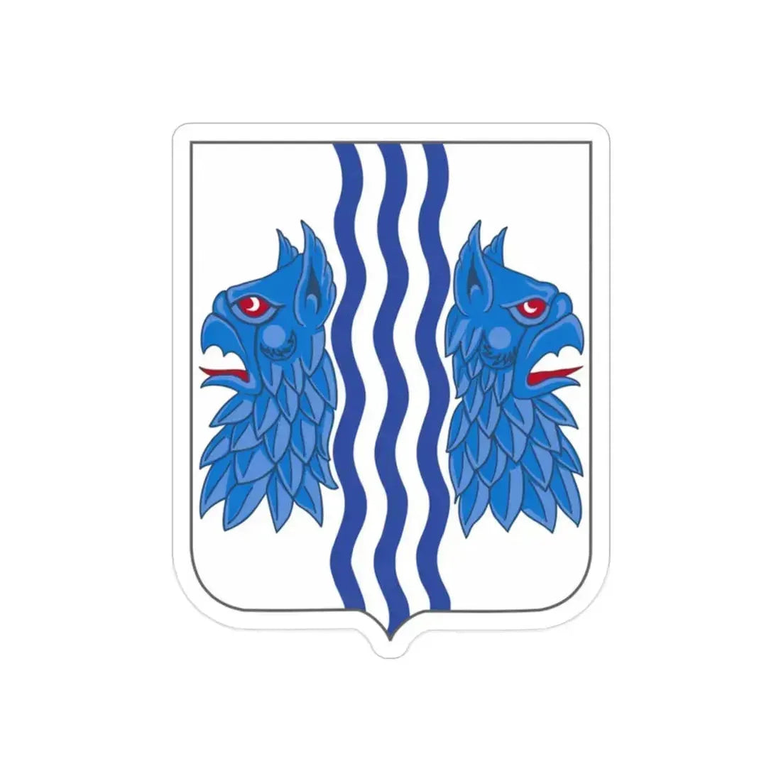 229 Military Intelligence Battalion 2 (U.S. Army) REVERSE PRINT Transparent Die-Cut STICKER 2 Inch Die-Cut Transparent - The Sticker Space