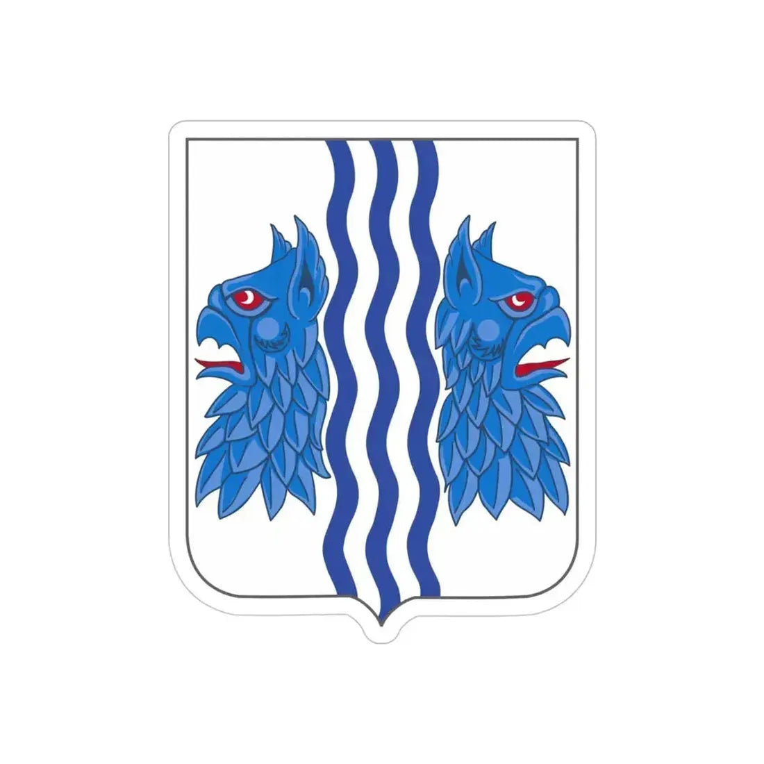 229 Military Intelligence Battalion 2 (U.S. Army) REVERSE PRINT Transparent Die-Cut STICKER 4 Inch Die-Cut Transparent - The Sticker Space