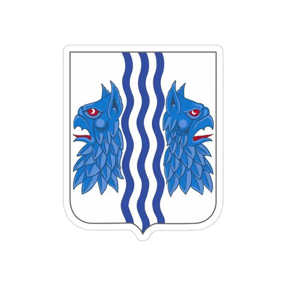 229 Military Intelligence Battalion 2 (U.S. Army) REVERSE PRINT Transparent Die-Cut STICKER 5 Inch Die-Cut Transparent - The Sticker Space