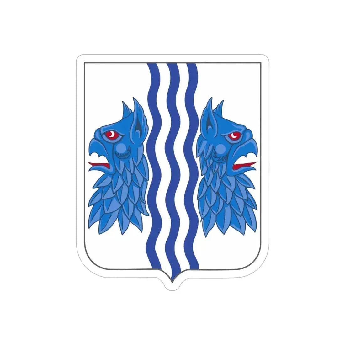 229 Military Intelligence Battalion 2 (U.S. Army) REVERSE PRINT Transparent Die-Cut STICKER 6 Inch Die-Cut Transparent - The Sticker Space