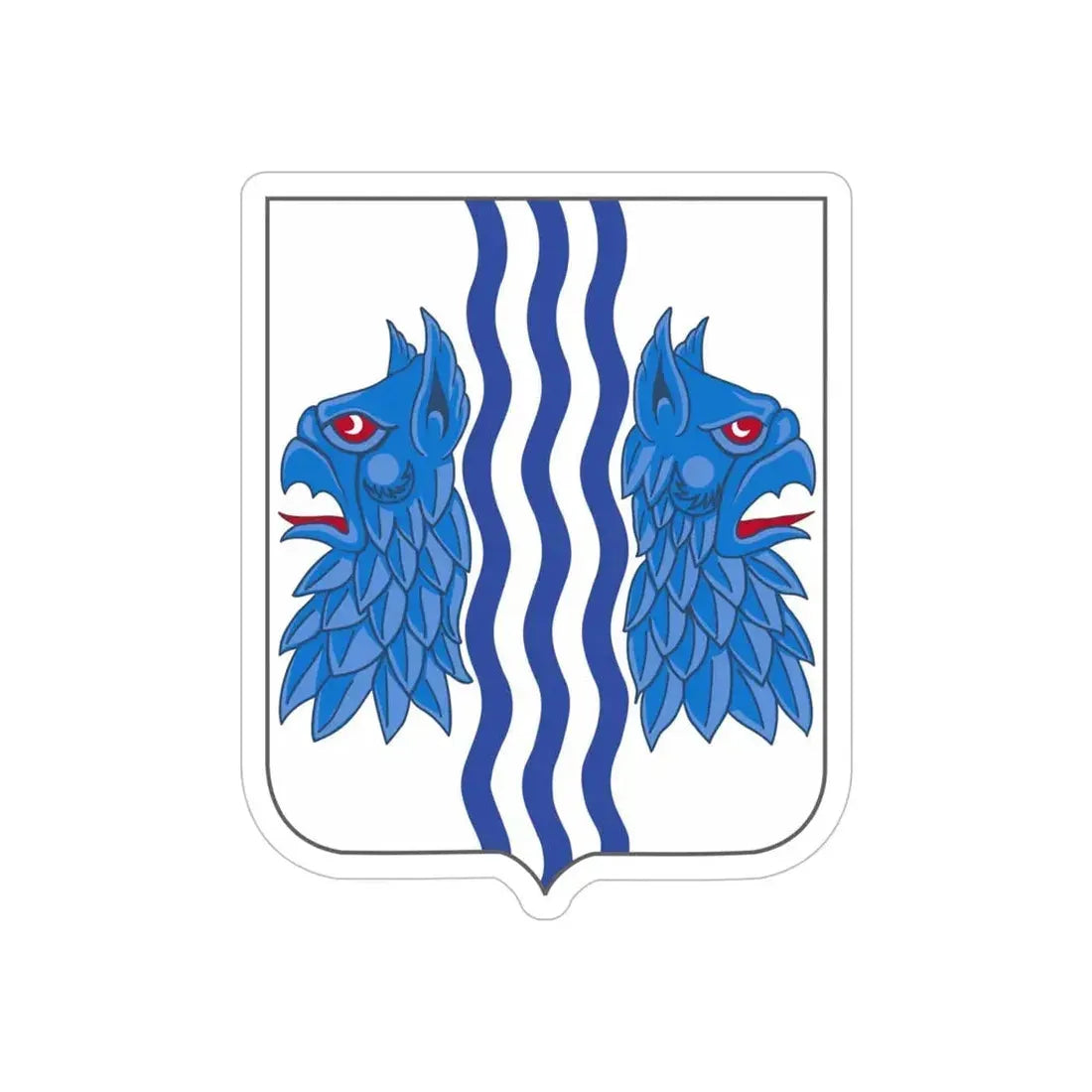 229 Military Intelligence Battalion 2 (U.S. Army) REVERSE PRINT Transparent Die-Cut STICKER - The Sticker Space