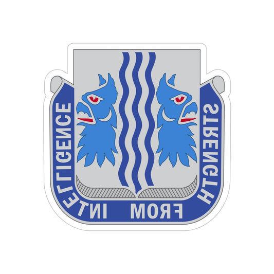 229 Military Intelligence Battalion (U.S. Army) REVERSE PRINT Transparent STICKER-6" × 6"-The Sticker Space