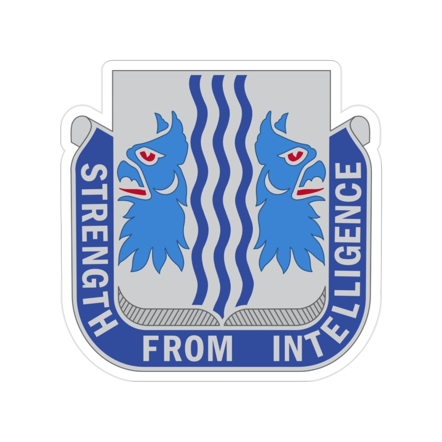 229 Military Intelligence Battalion (U.S. Army) Transparent STICKER Die-Cut Vinyl Decal-2 Inch-The Sticker Space