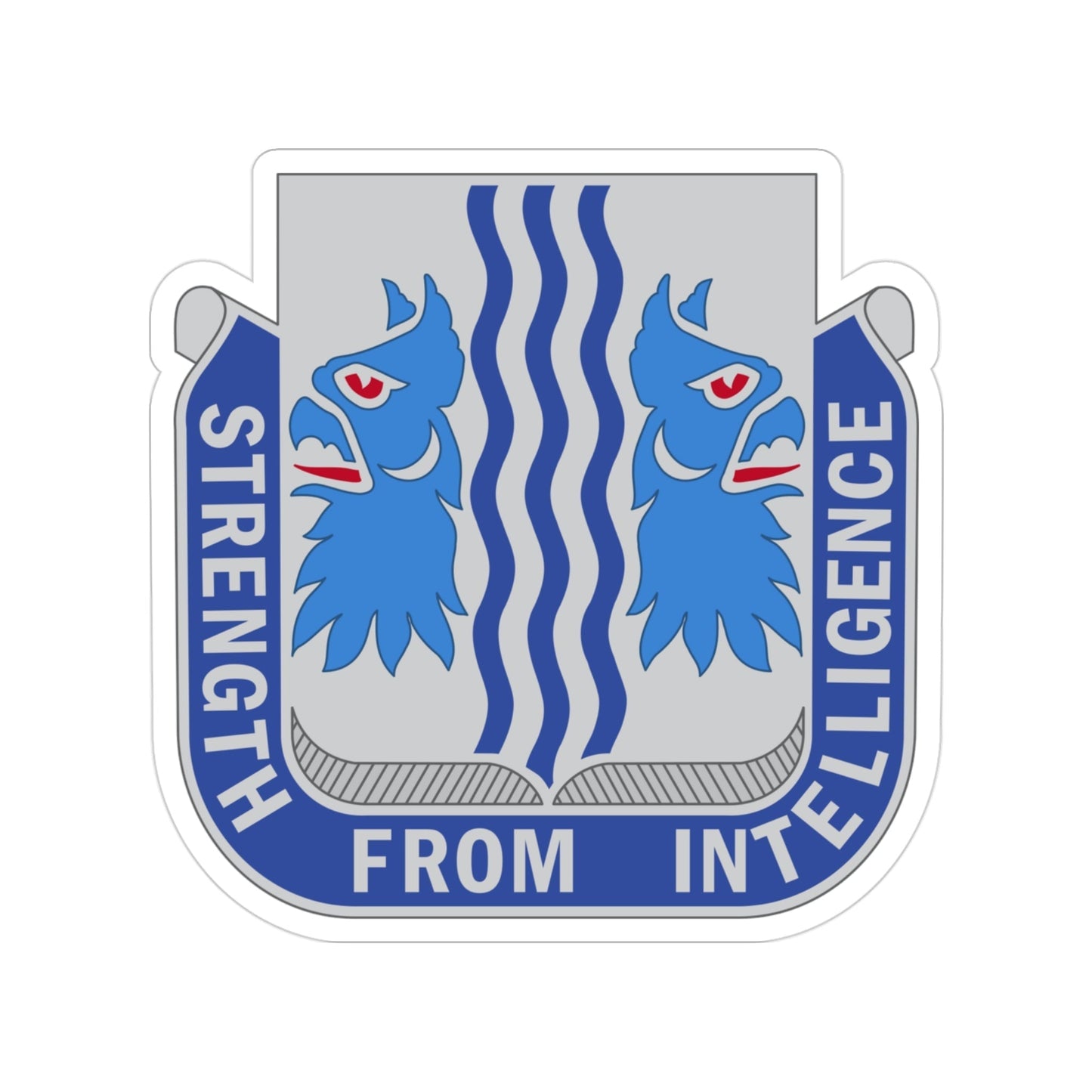 229 Military Intelligence Battalion (U.S. Army) Transparent STICKER Die-Cut Vinyl Decal-3 Inch-The Sticker Space