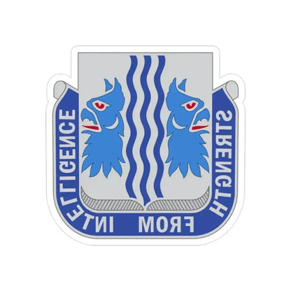 229 Military Intelligence Battalion (U.S. Army) REVERSE PRINT Transparent Die-Cut STICKER 2 Inch Die-Cut Transparent - The Sticker Space