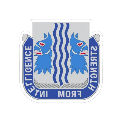 229 Military Intelligence Battalion (U.S. Army) REVERSE PRINT Transparent Die-Cut STICKER 3 Inch Die-Cut Transparent - The Sticker Space