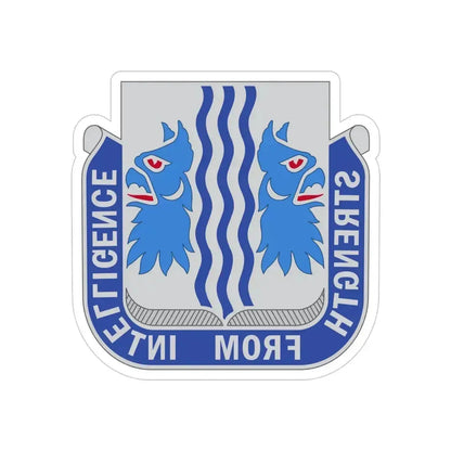 229 Military Intelligence Battalion (U.S. Army) REVERSE PRINT Transparent Die-Cut STICKER 4 Inch Die-Cut Transparent - The Sticker Space