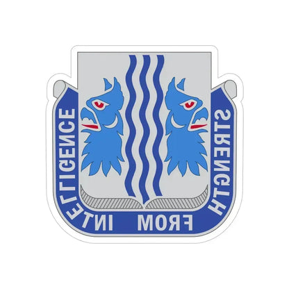 229 Military Intelligence Battalion (U.S. Army) REVERSE PRINT Transparent Die-Cut STICKER 6 Inch Die-Cut Transparent - The Sticker Space