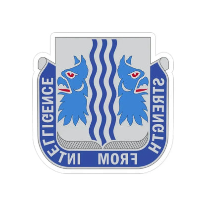 229 Military Intelligence Battalion (U.S. Army) REVERSE PRINT Transparent Die-Cut STICKER - The Sticker Space