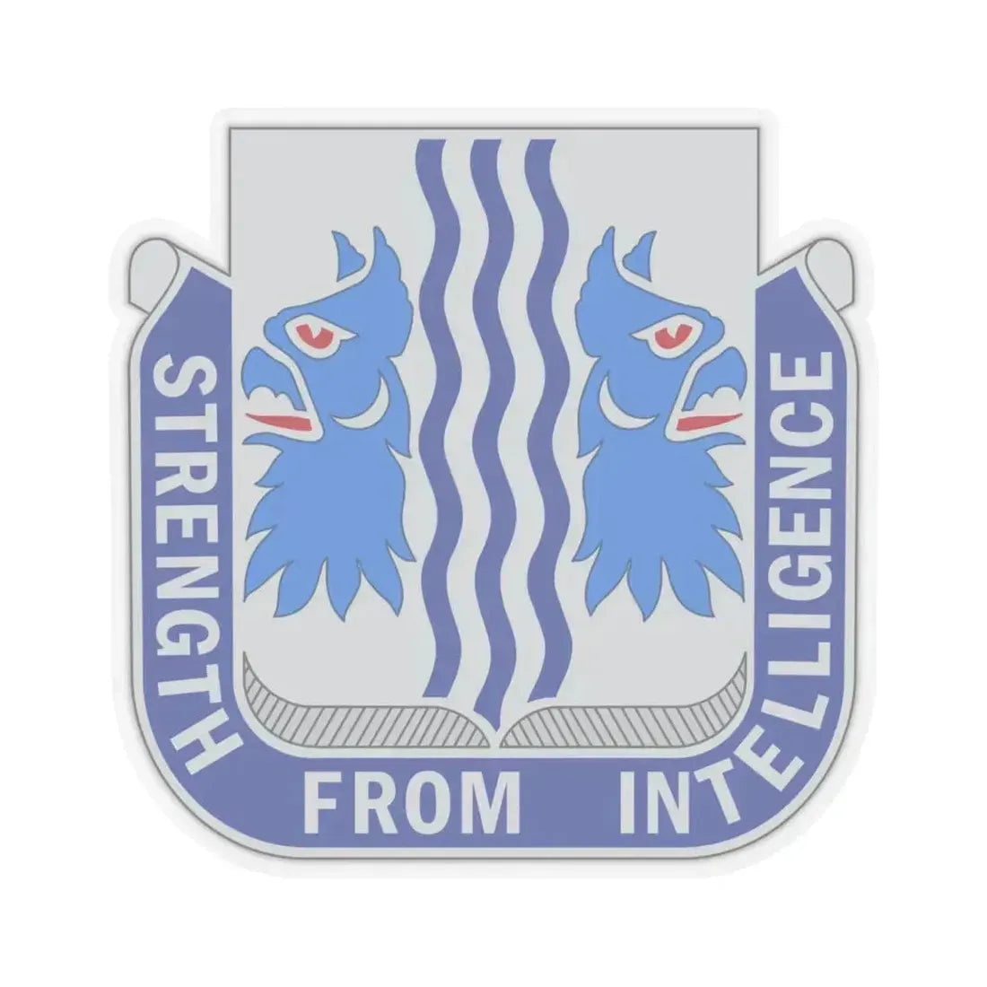 229 Military Intelligence Battalion (U.S. Army) STICKER Vinyl Kiss-Cut Decal 4 Inch Transparent - The Sticker Space