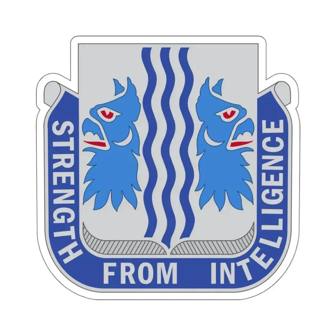 229 Military Intelligence Battalion (U.S. Army) STICKER Vinyl Kiss-Cut Decal 4 Inch White - The Sticker Space