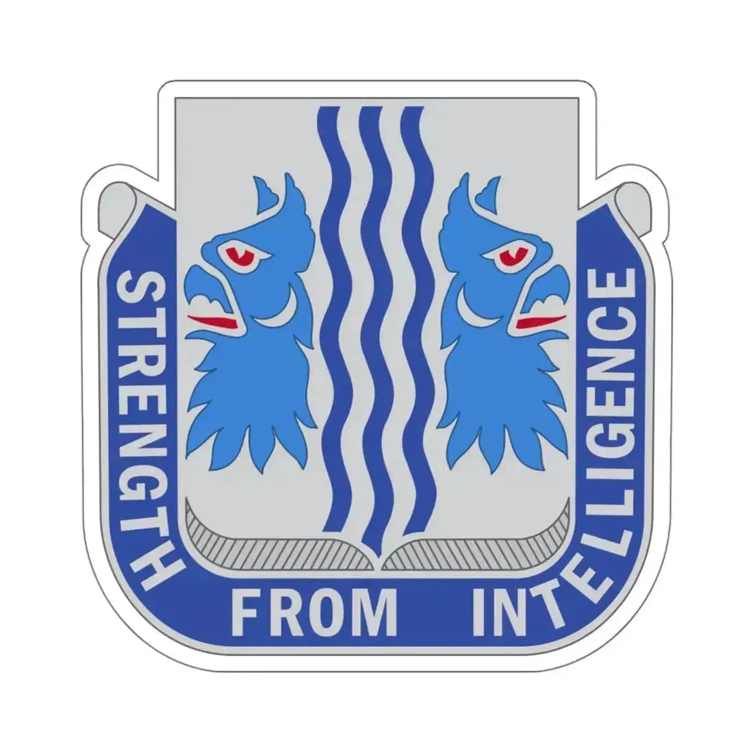 229 Military Intelligence Battalion (U.S. Army) STICKER Vinyl Kiss-Cut Decal 6 Inch White - The Sticker Space