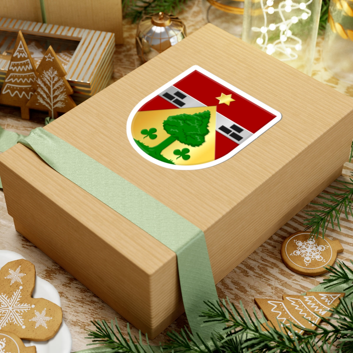 Appelscha wapen (Netherlands) (Coat of Arms) STICKER Vinyl Kiss-Cut Decal