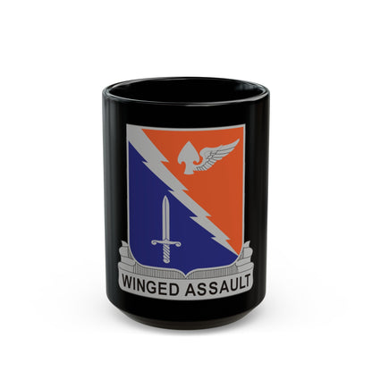 229th Aviation Regiment (U.S. Army) Black Coffee Mug-15oz-The Sticker Space