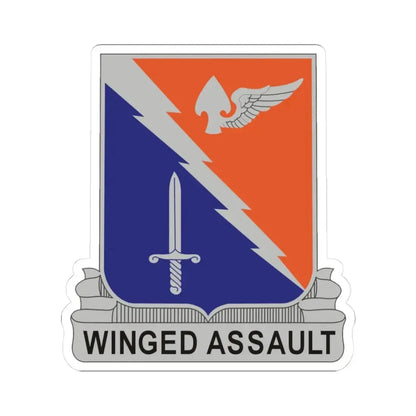 229th Aviation Regiment (U.S. Army) STICKER Vinyl Kiss-Cut Decal 3 Inch White - The Sticker Space