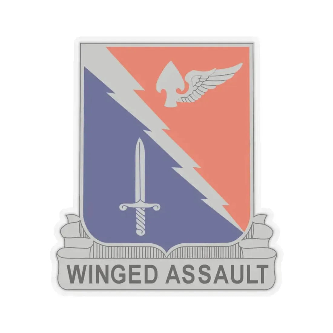 229th Aviation Regiment (U.S. Army) STICKER Vinyl Kiss-Cut Decal 6 Inch Transparent - The Sticker Space