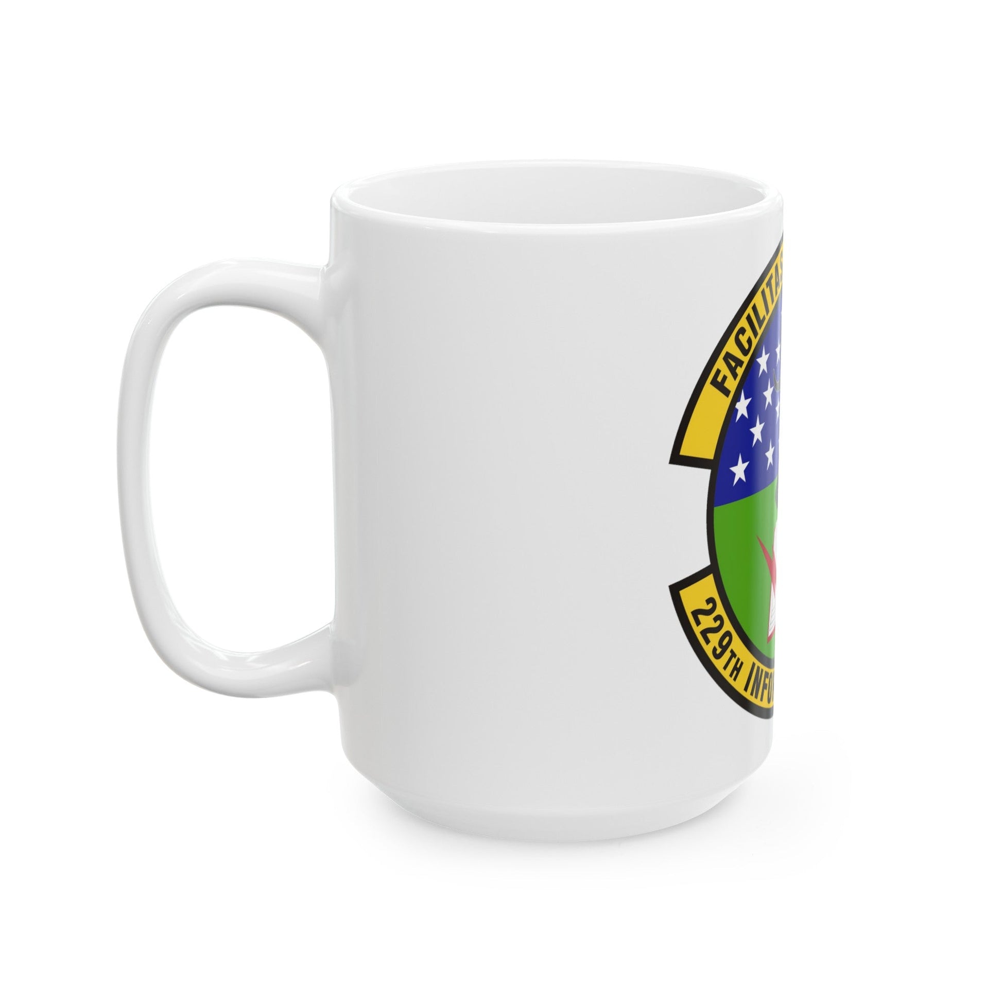 229th Information Operations Squadron (U.S. Air Force) White Coffee Mug-The Sticker Space