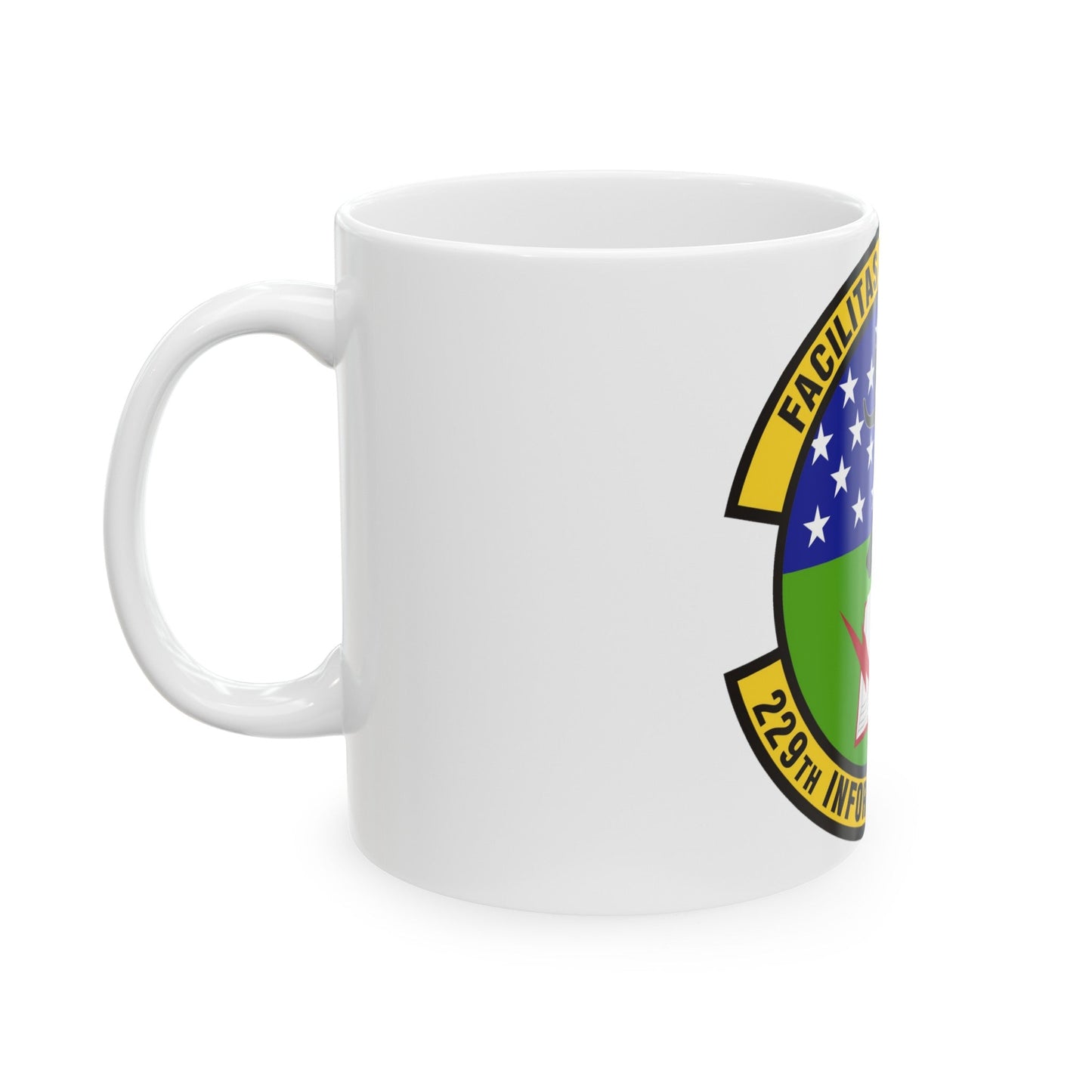 229th Information Operations Squadron (U.S. Air Force) White Coffee Mug-The Sticker Space