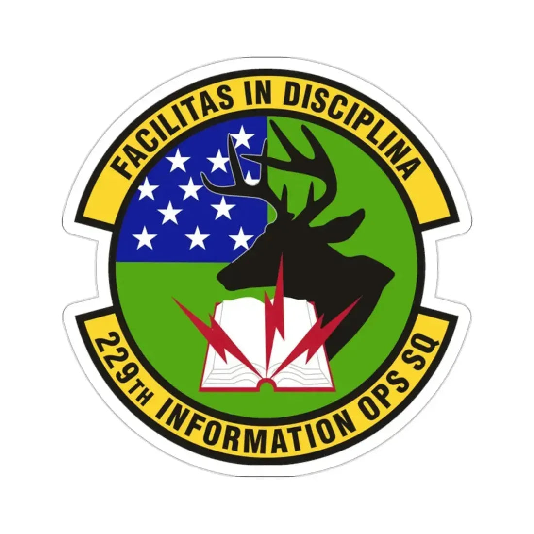 229th Information Operations Squadron (U.S. Air Force) STICKER Vinyl Die-Cut Decal 2 Inch - The Sticker Space