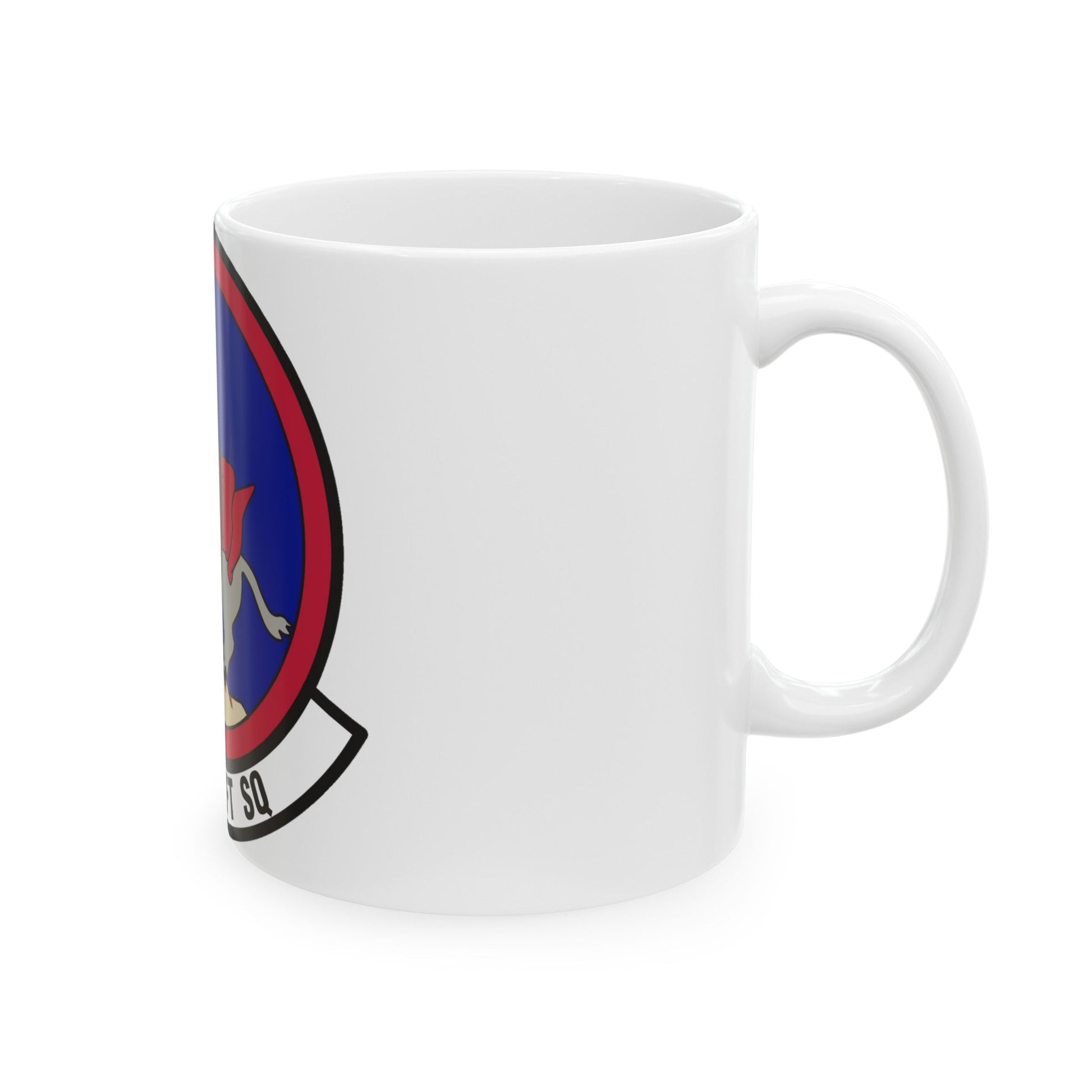 22d Airlift Squadron (U.S. Air Force) White Coffee Mug-The Sticker Space