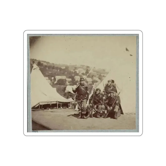 22d New York State Militia Near Harpers Ferry, Va., 1861 I.E.1862 001(2) (U.S. Civil War) STICKER Vinyl Die-Cut Decal White Die-Cut 2 Inch - The Sticker Space