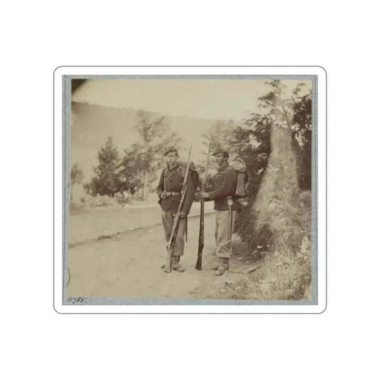22d New York State Militia Near Harpers Ferry, Va., 1861 I.E.1862 003(2) (U.S. Civil War) STICKER Vinyl Die-Cut Decal White Die-Cut 2 Inch - The Sticker Space
