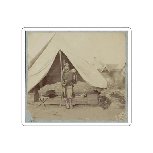 22d New York State Militia Near Harpers Ferry, Va., 1861 I.E.1862 005(2) (U.S. Civil War) STICKER Vinyl Die-Cut Decal White Die-Cut 2 Inch - The Sticker Space