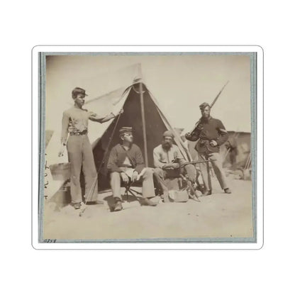 22D New York State Militia Near Harpers Ferry, Va., 1861 I.E.1862 009 (U.S. Civil War) STICKER Vinyl Kiss-Cut Decal 4 Inch White - The Sticker Space