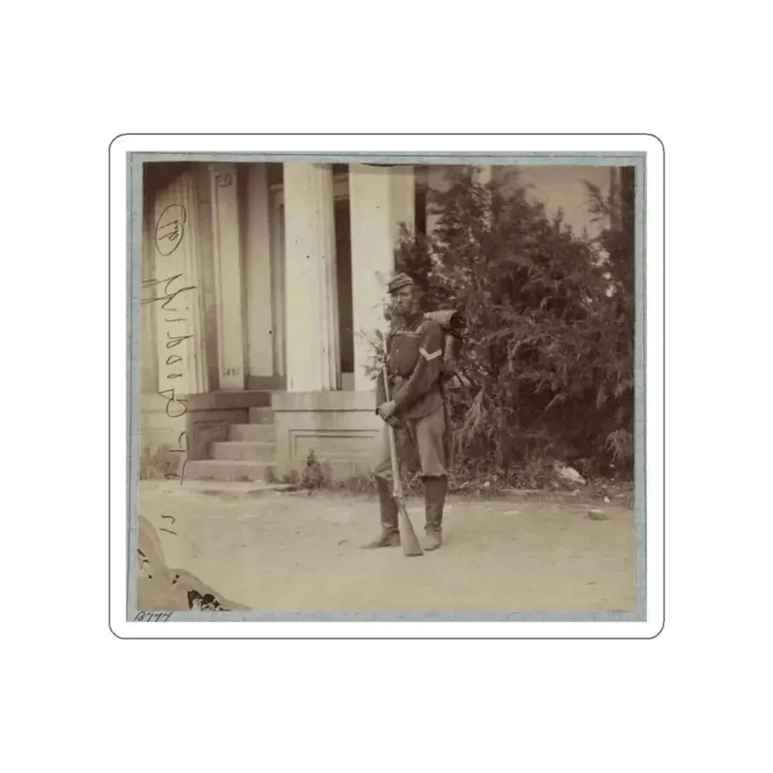 22d New York State Militia Near Harpers Ferry, Va., 1861 I.E.1862 014 (U.S. Civil War) STICKER Vinyl Die-Cut Decal White Die-Cut 2 Inch - The Sticker Space