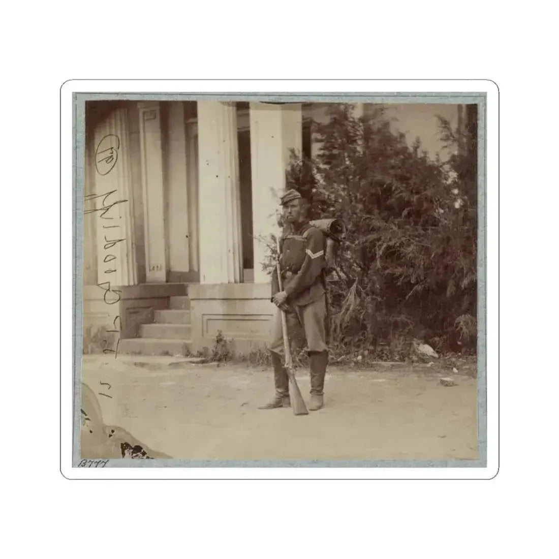 22D New York State Militia Near Harpers Ferry, Va., 1861 I.E.1862 014 (U.S. Civil War) STICKER Vinyl Kiss-Cut Decal 3 Inch White - The Sticker Space