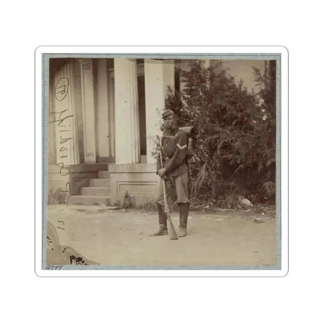 22D New York State Militia Near Harpers Ferry, Va., 1861 I.E.1862 014 (U.S. Civil War) STICKER Vinyl Kiss-Cut Decal 4 Inch White - The Sticker Space