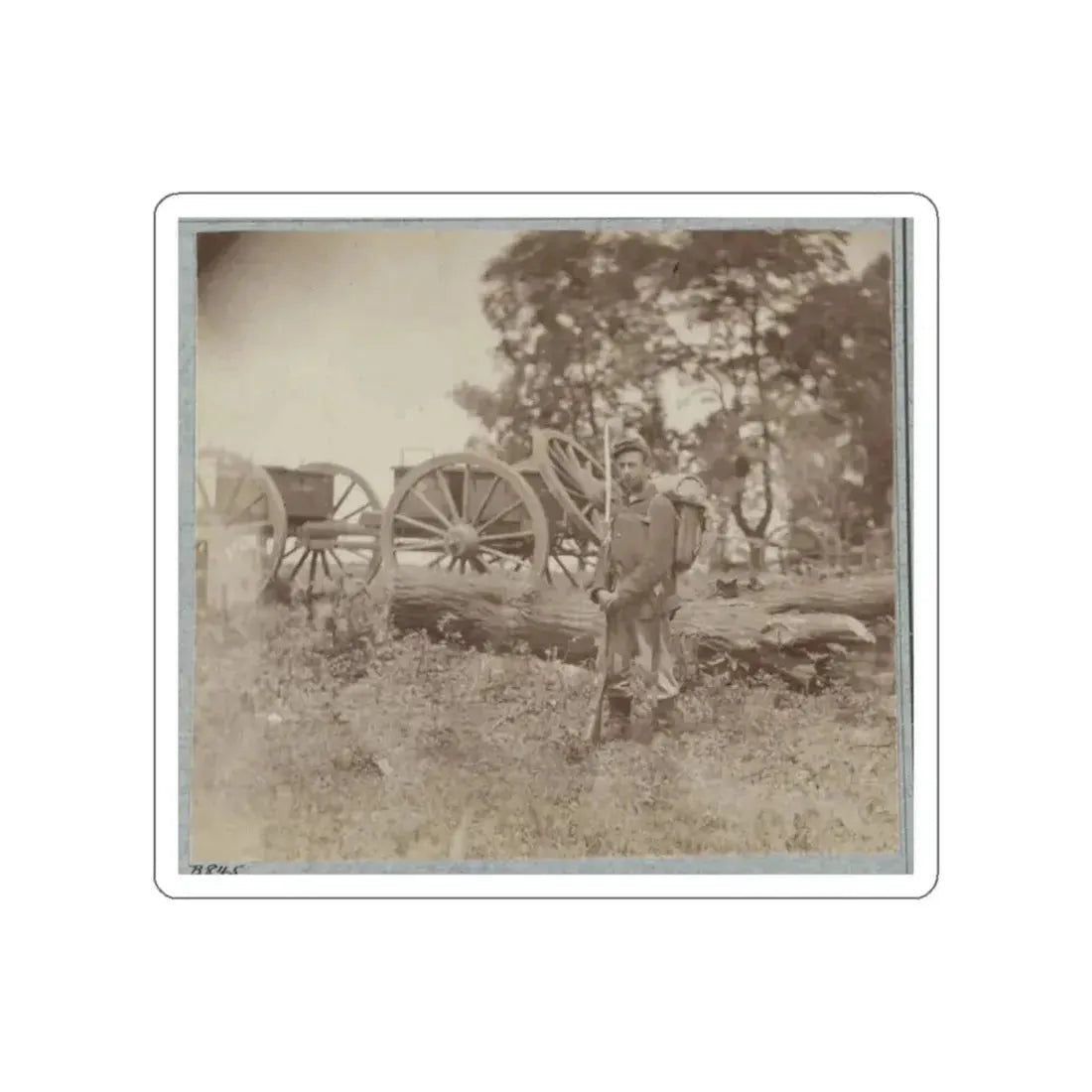 22d New York State Militia Near Harpers Ferry, Va., 1861 I.E.1862 015 (U.S. Civil War) STICKER Vinyl Die-Cut Decal - The Sticker Space