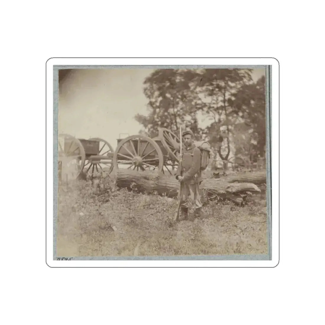 22d New York State Militia Near Harpers Ferry, Va., 1861 I.E.1862 015 (U.S. Civil War) STICKER Vinyl Die-Cut Decal - The Sticker Space