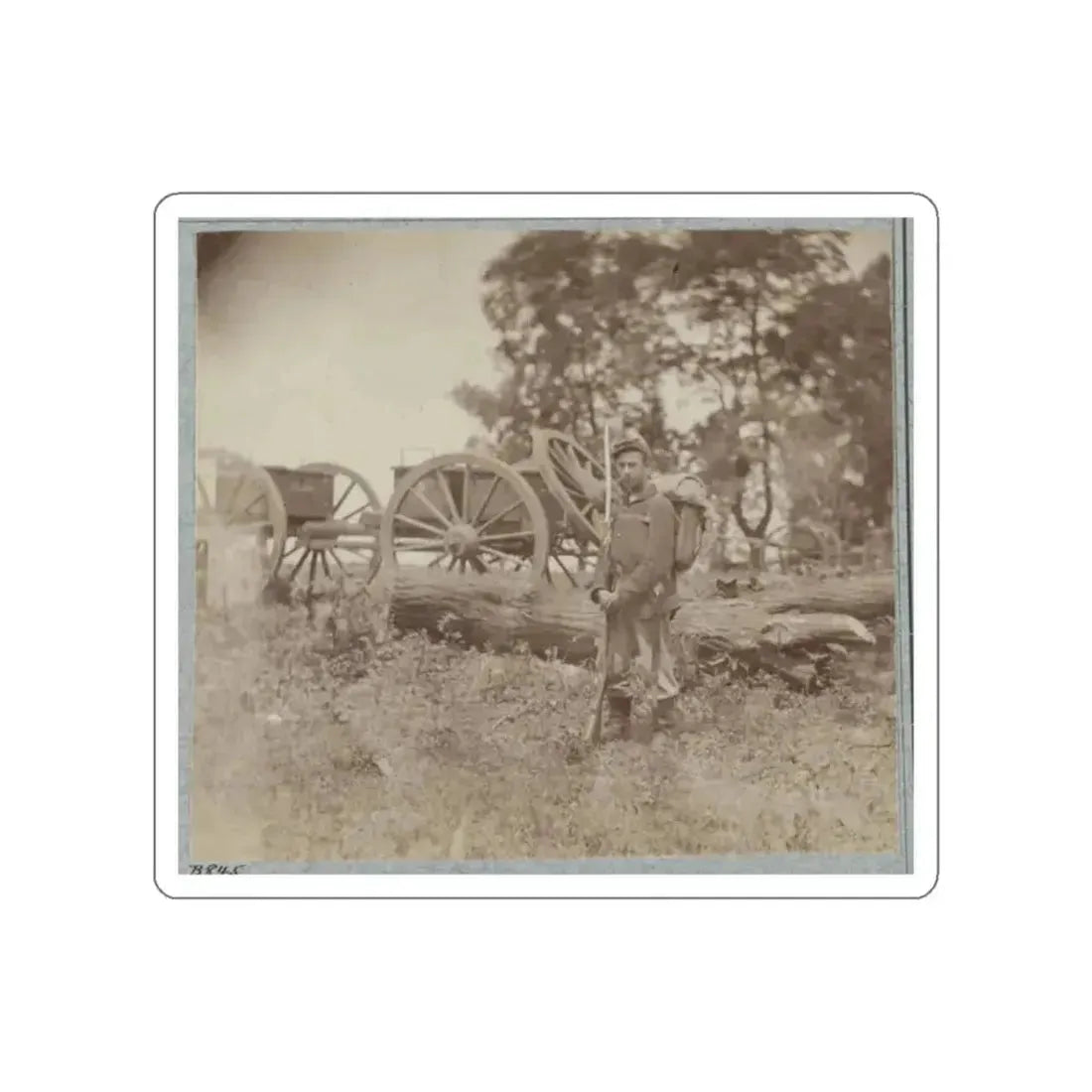 22d New York State Militia Near Harpers Ferry, Va., 1861 I.E.1862 015 (U.S. Civil War) STICKER Vinyl Die-Cut Decal White Die-Cut 2 Inch - The Sticker Space