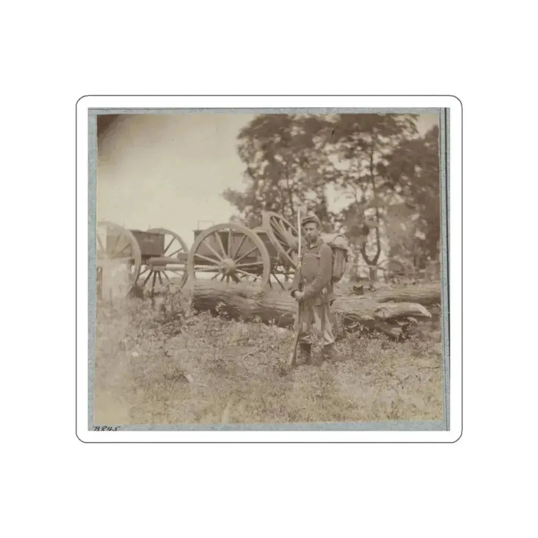 22d New York State Militia Near Harpers Ferry, Va., 1861 I.E.1862 015 (U.S. Civil War) STICKER Vinyl Die-Cut Decal White Die-Cut 3 Inch - The Sticker Space