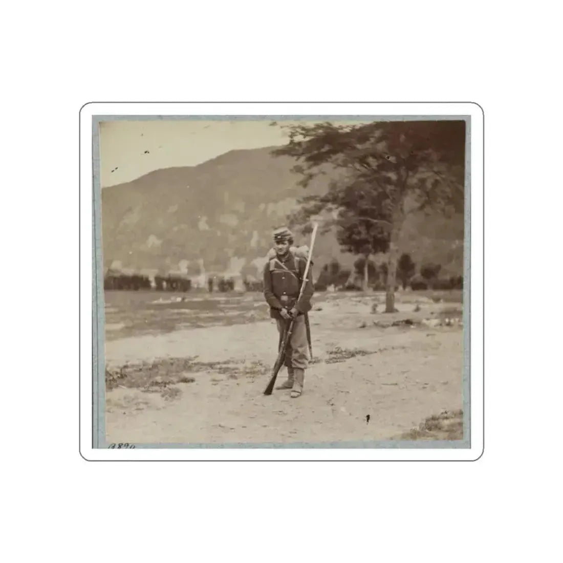 22d New York State Militia Near Harpers Ferry, Va., 1861 I.E.1862 018 (U.S. Civil War) STICKER Vinyl Die-Cut Decal White Die-Cut 2 Inch - The Sticker Space