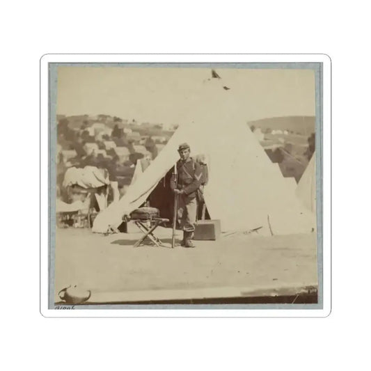 22D New York State Militia Near Harpers Ferry, Va., 1861 I.E.1862 020 (U.S. Civil War) STICKER Vinyl Kiss-Cut Decal 2 Inch White - The Sticker Space