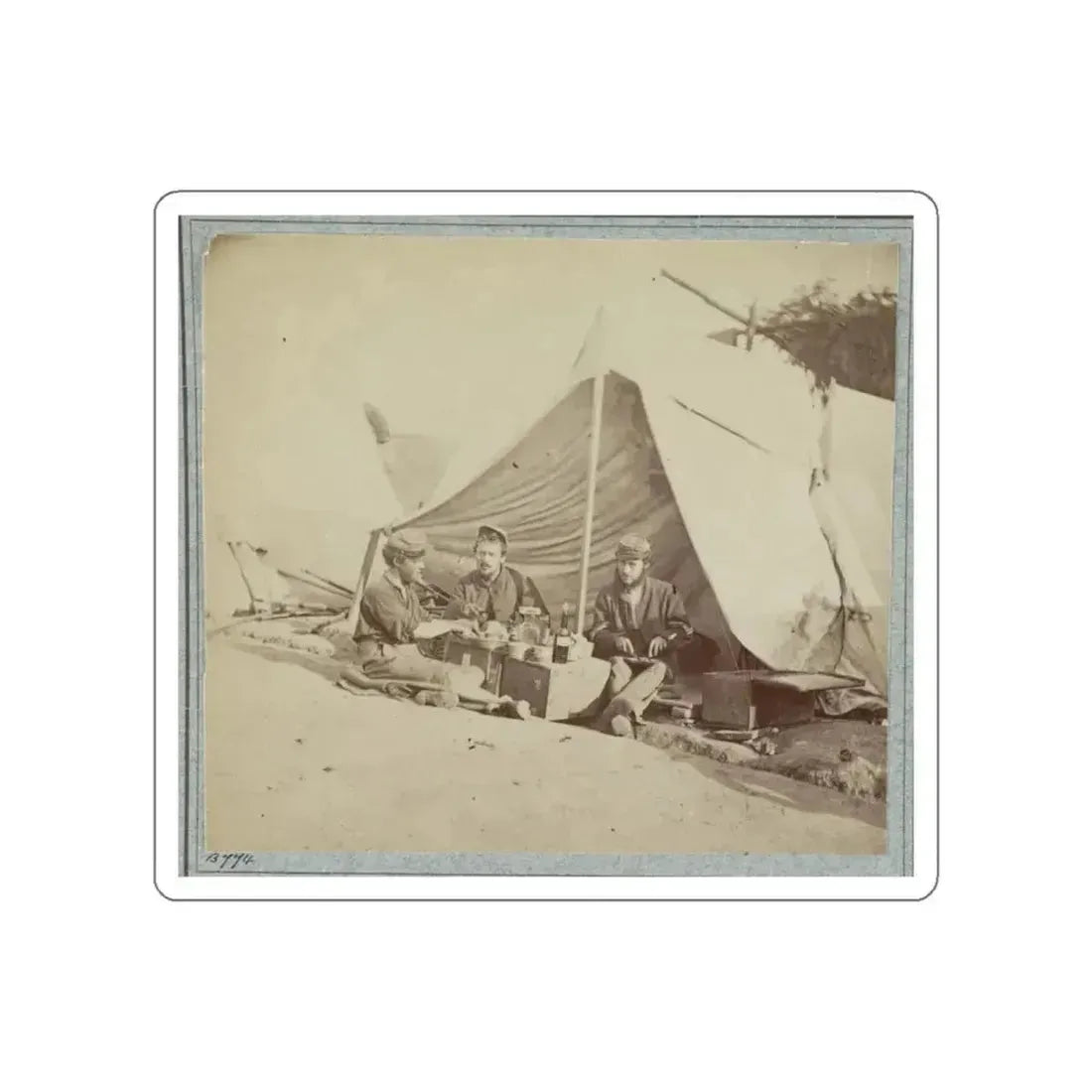 22d New York State Militia Near Harpers Ferry, Va., 1861 I.E.1862 (U.S. Civil War) STICKER Vinyl Die-Cut Decal White Die-Cut 3 Inch - The Sticker Space