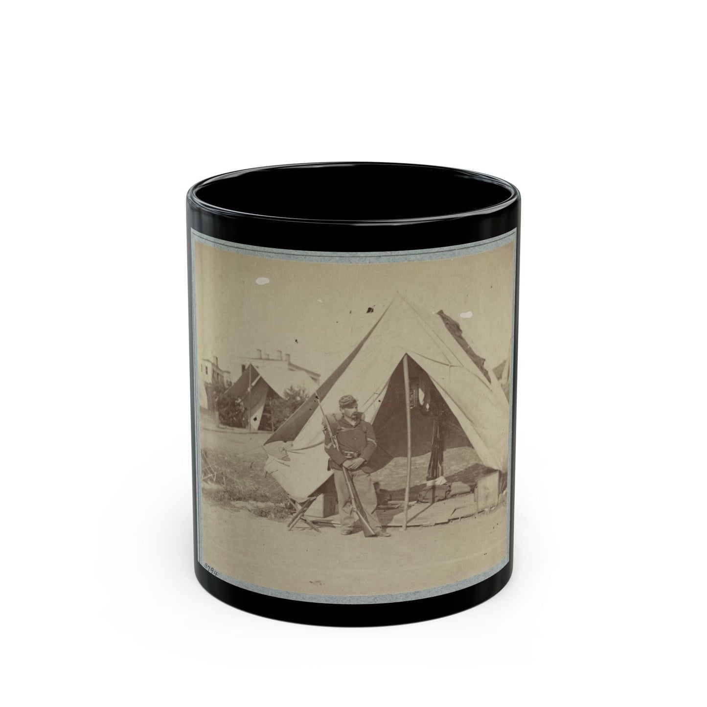 22d New York State Militia Near Harpers Ferry, Va., 1861 I.E.1862 001 (U.S. Civil War) Black Coffee Mug