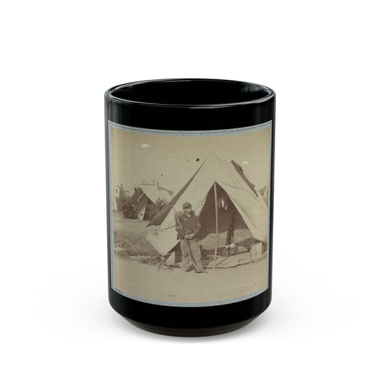 22d New York State Militia Near Harpers Ferry, Va., 1861 I.E.1862 001 (U.S. Civil War) Black Coffee Mug