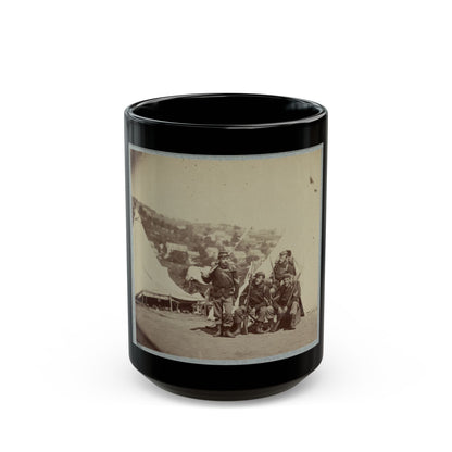 22d New York State Militia Near Harpers Ferry, Va., 1861 I.E.1862 001(2) (U.S. Civil War) Black Coffee Mug