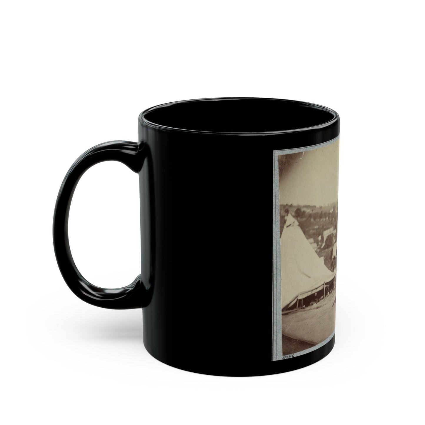 22d New York State Militia Near Harpers Ferry, Va., 1861 I.E.1862 001(2) (U.S. Civil War) Black Coffee Mug