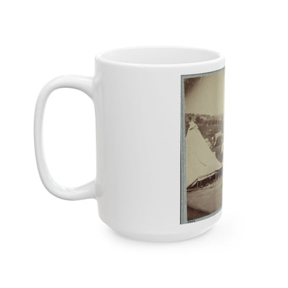 22d New York State Militia Near Harpers Ferry, Va., 1861 I.E.1862 001(2) (U.S. Civil War) White Coffee Mug